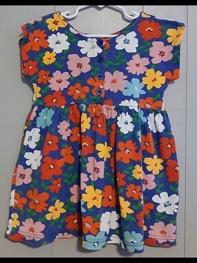 Hanna Andersson Vintage Girls 100 Floral Dress
